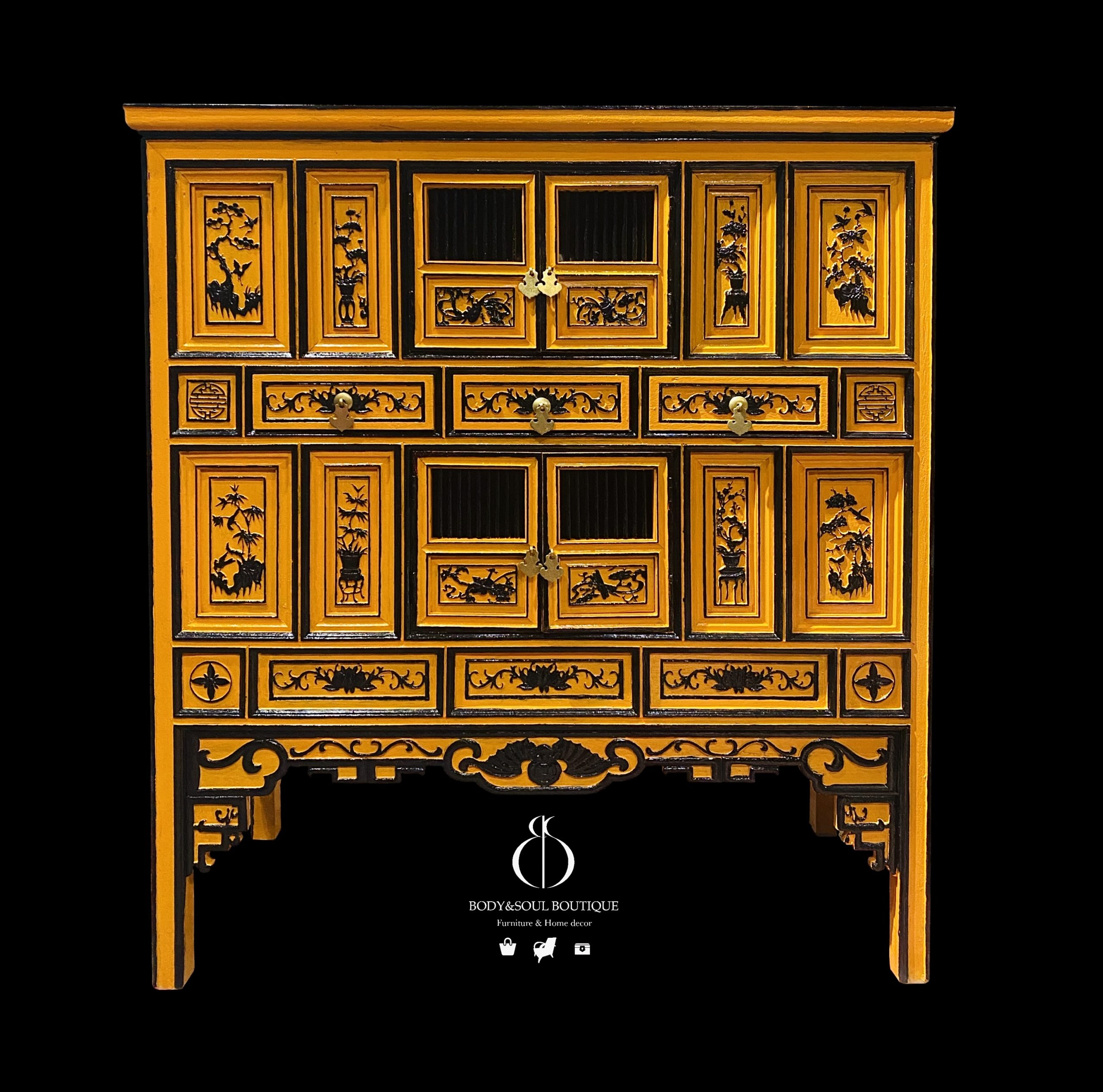 Traditional Hue’s Cabinet (size M) (yellow/black)