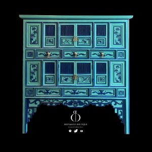 Traditional Hue’s Cabinet (size M) (turquoise/ navy blue)